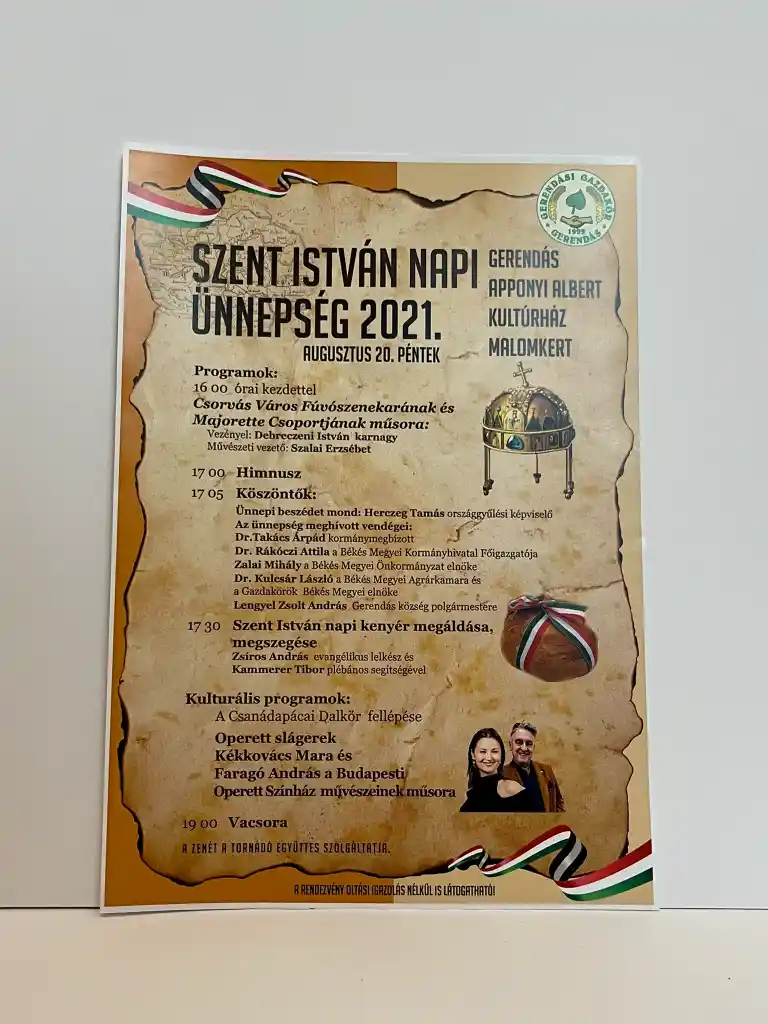 Kis szórólap minta