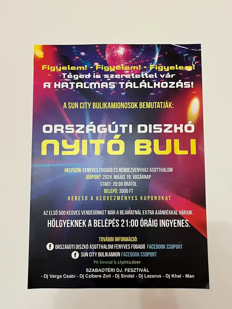 Nagy szórólap minta